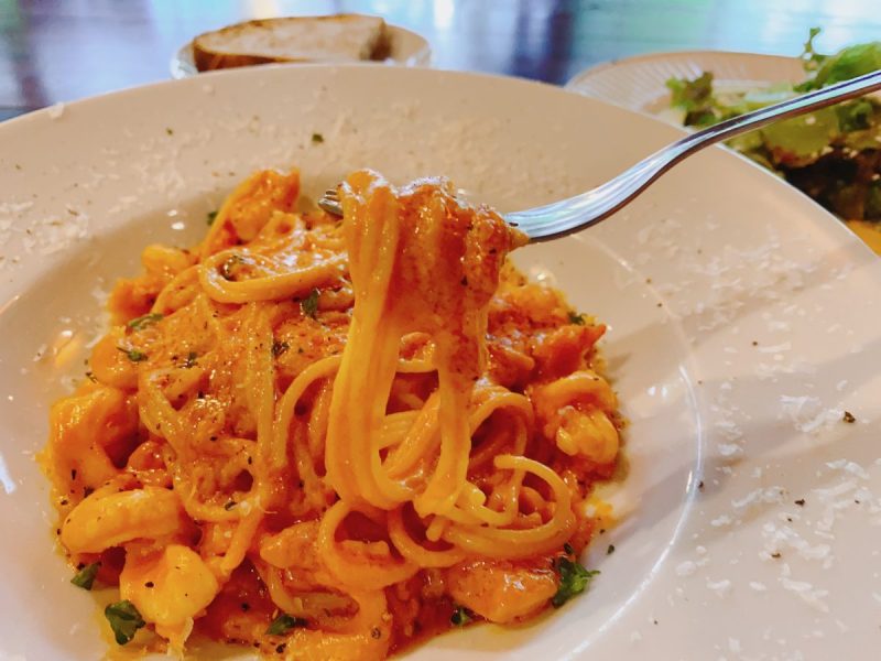 大社町にある高濱庭園のパスタ