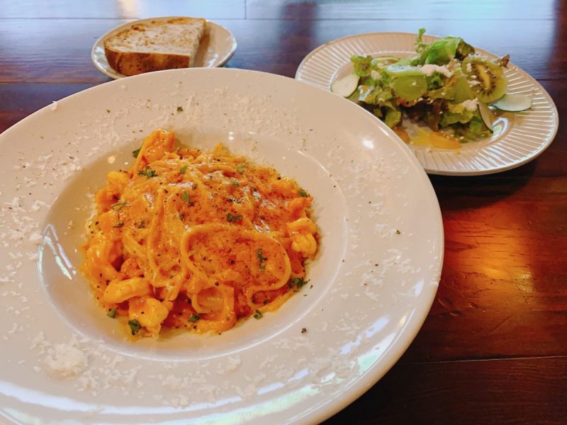 大社町にある高濱庭園のパスタセット